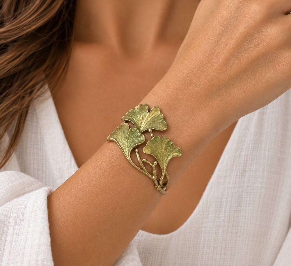 Michael Michaud Ginkgo Adjustable Cuff Bracelet